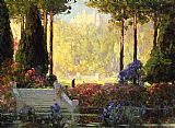 Tom Mostyn The Garden of the Castle painting